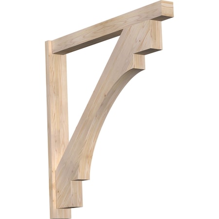 Ekena Millwork Merced Block Smooth Outlooker, Douglas Fir, 5 1/2"W x 46"D x 46"H OUT06X46X46MRC05SDF